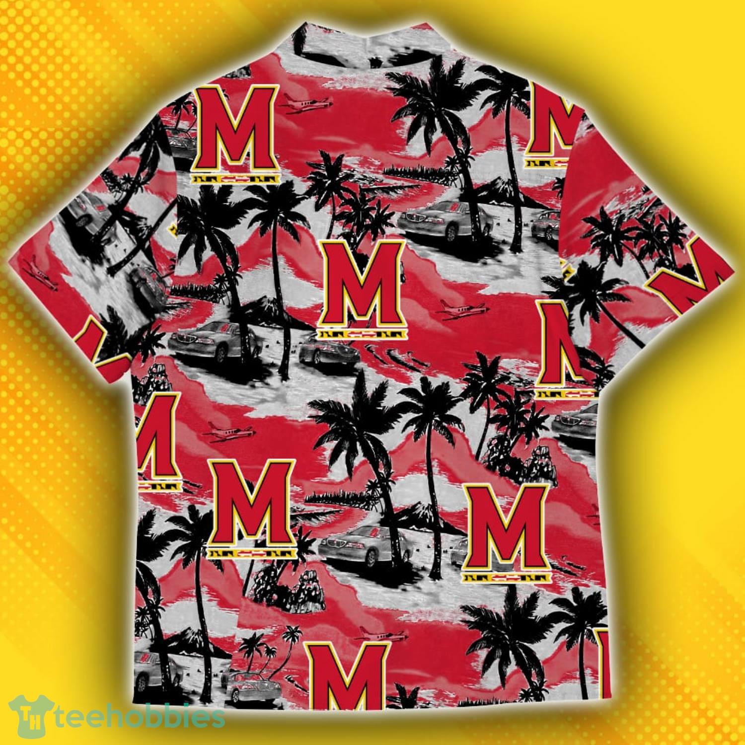 Maryland Terrapins Sports American Tropical Patterns Hawaiian Shirt Product Photo 3