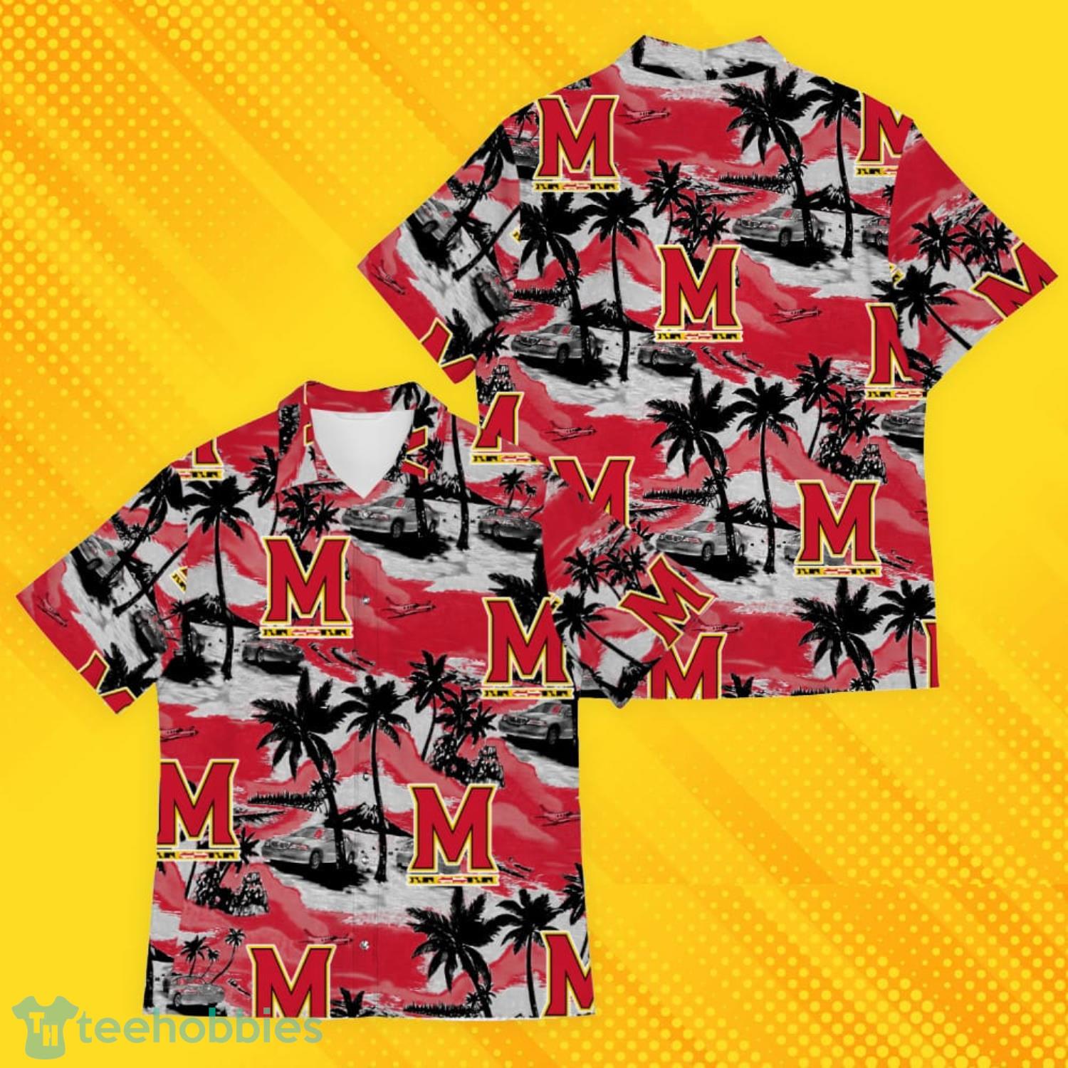Maryland Terrapins Sports American Tropical Patterns Hawaiian Shirt Product Photo 4