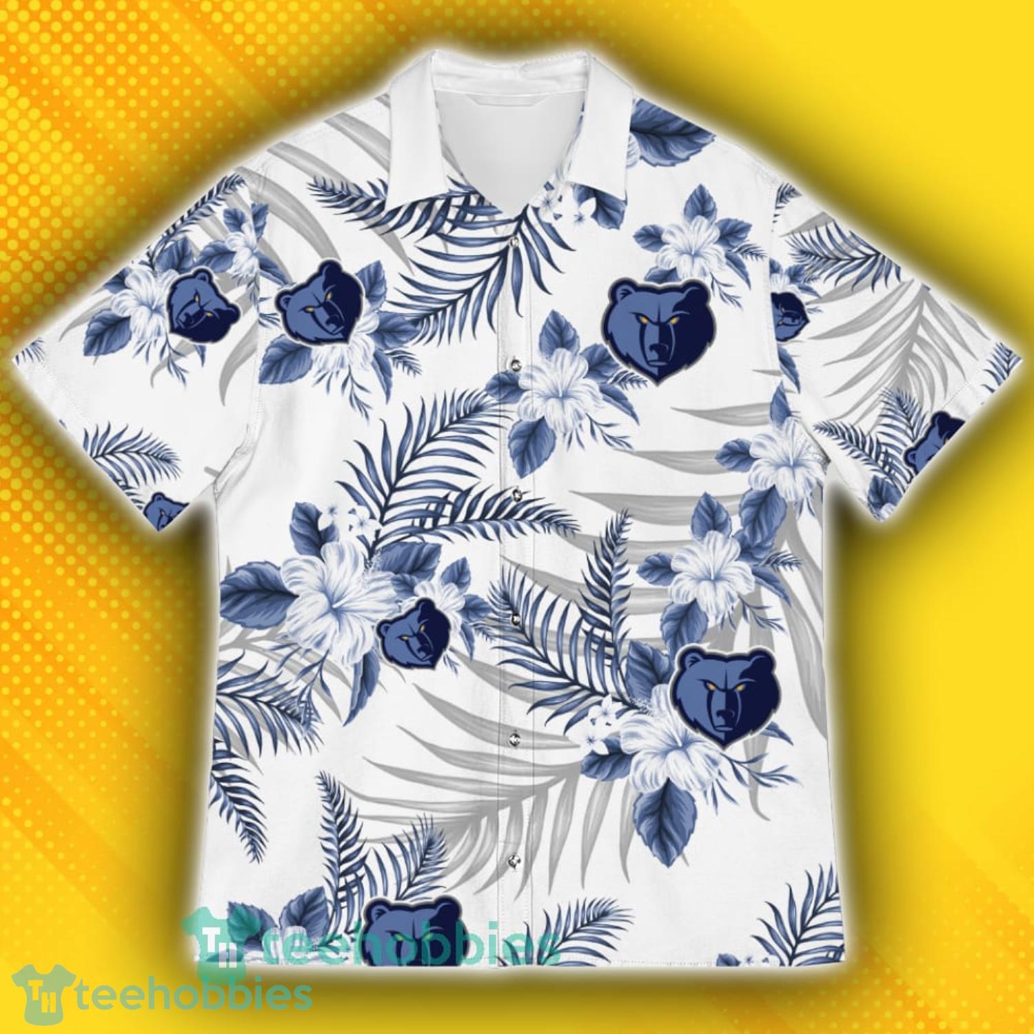 Memphis Grizzlies Sports American Hawaiian Tropical Patterns Hawaiian Shirt Product Photo 2