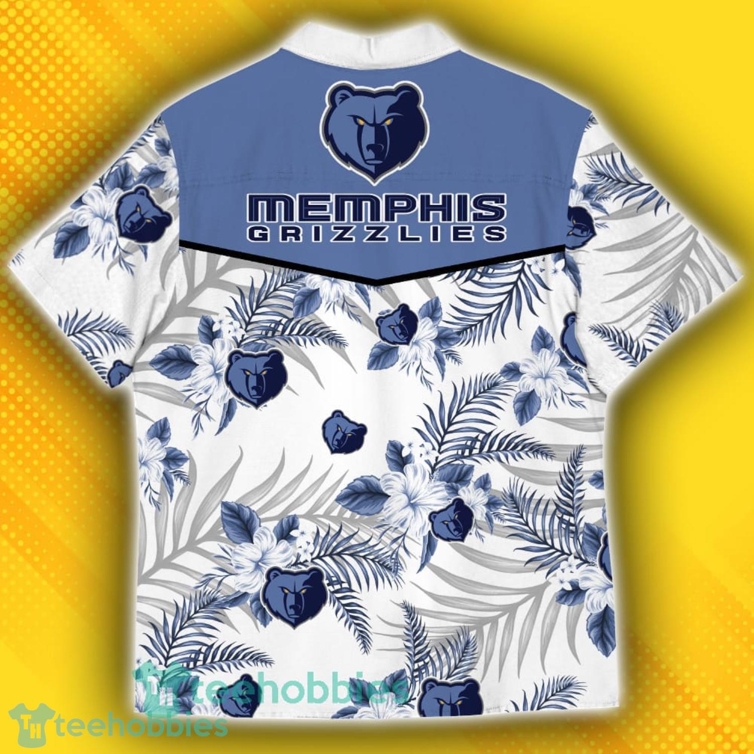 Memphis Grizzlies Sports American Hawaiian Tropical Patterns Hawaiian Shirt Product Photo 3