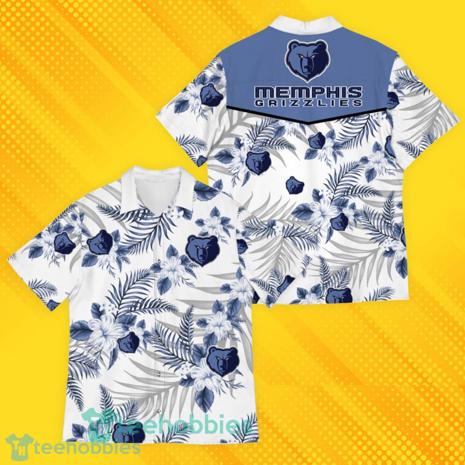 Memphis Grizzlies Sports American Hawaiian Tropical Patterns Hawaiian Shirt Product Photo 4
