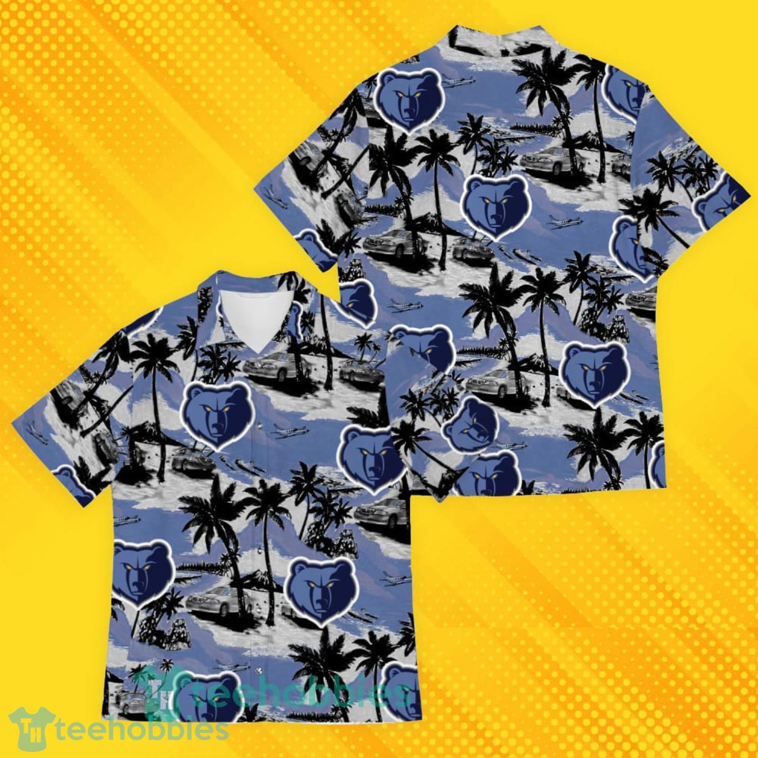 Memphis Grizzlies Sports American Tropical Patterns Hawaiian Shirt Product Photo 1