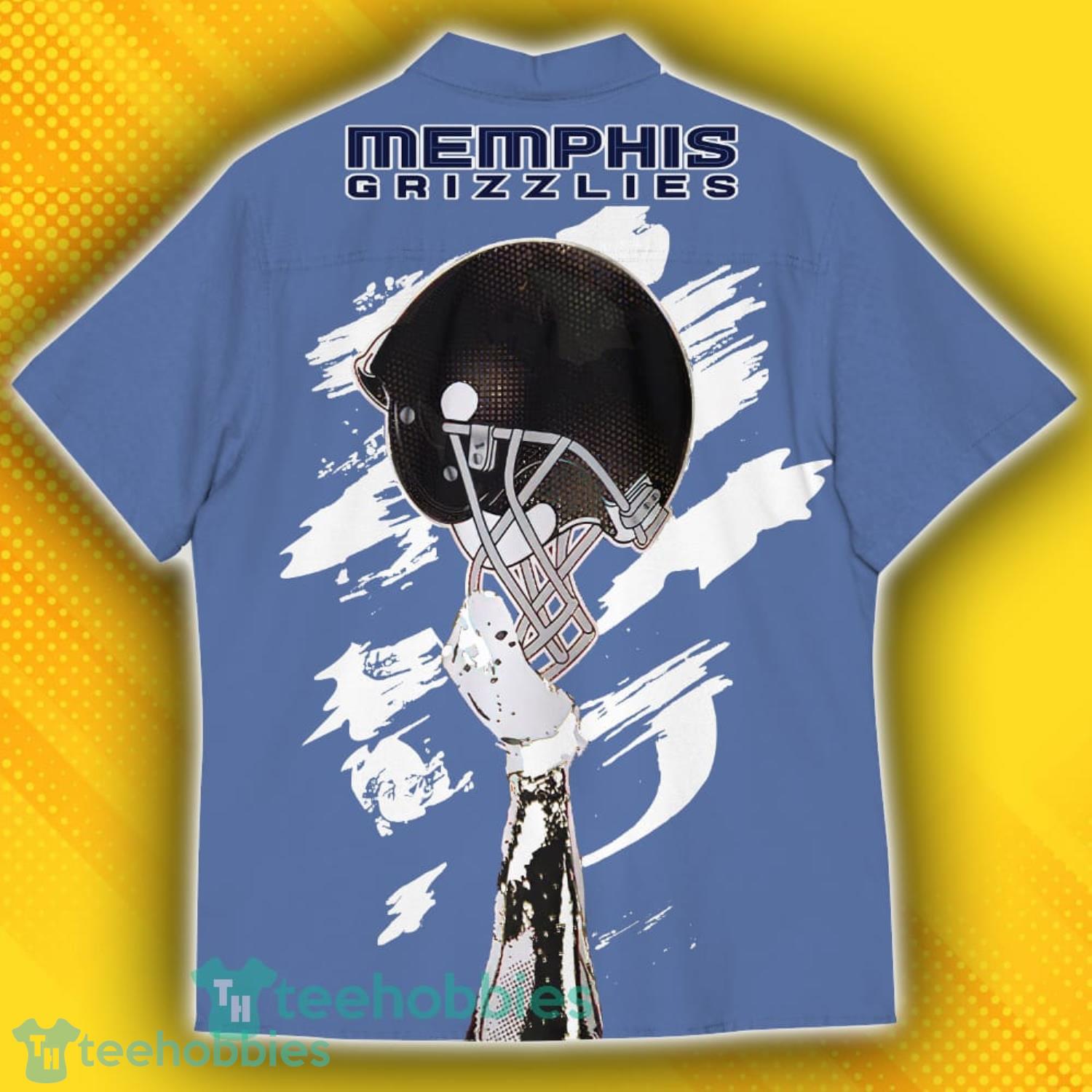 Memphis Grizzlies Sports Custom Name And Number American Hawaiian Shirt For Fans Product Photo 3