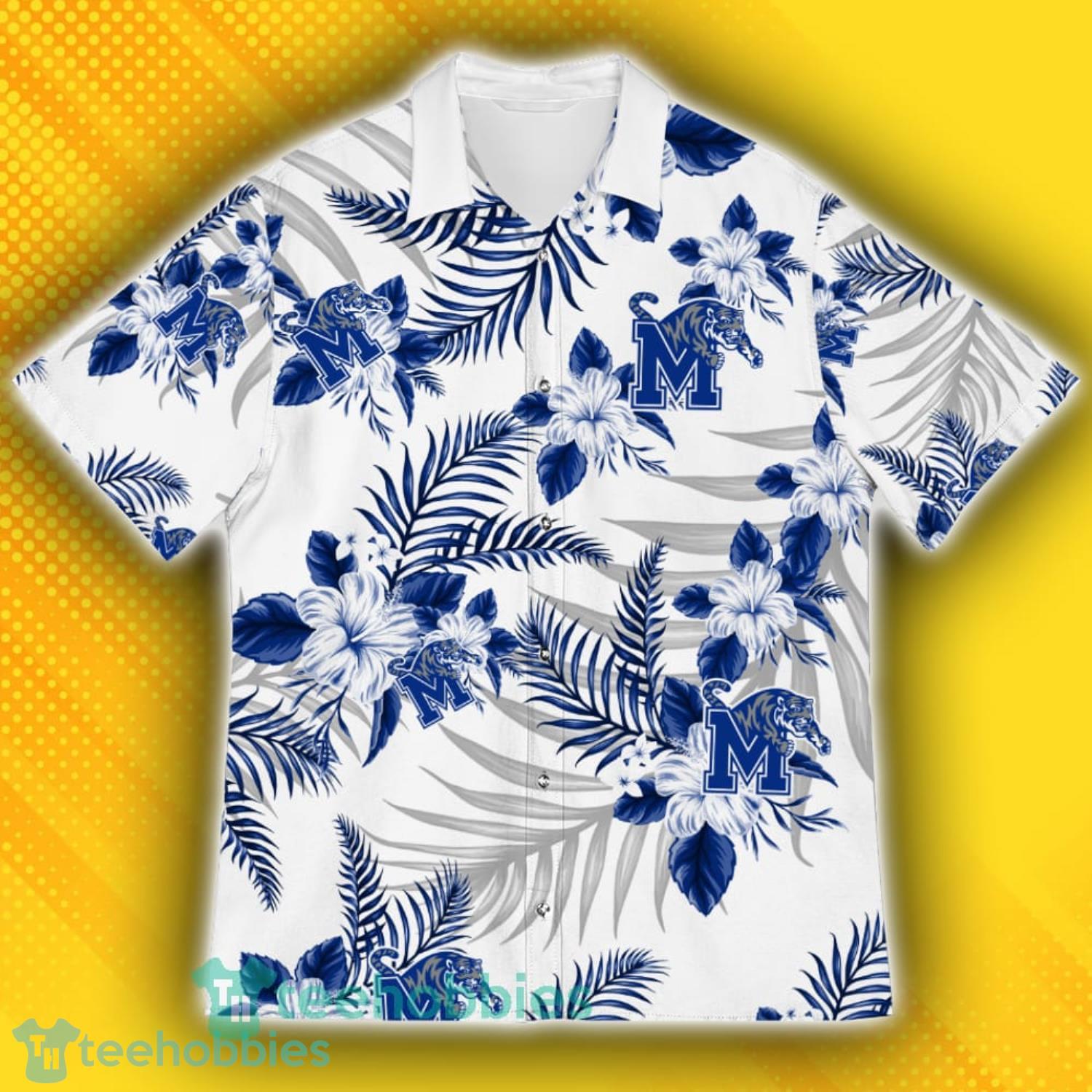 Memphis Tigers Sports American Hawaiian Tropical Patterns Hawaiian Shirt Product Photo 2