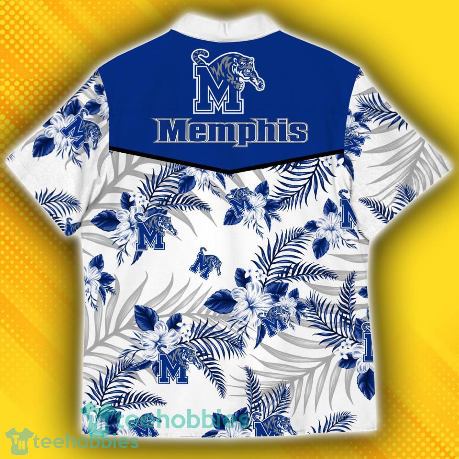 Memphis Tigers Sports American Hawaiian Tropical Patterns Hawaiian Shirt Product Photo 3