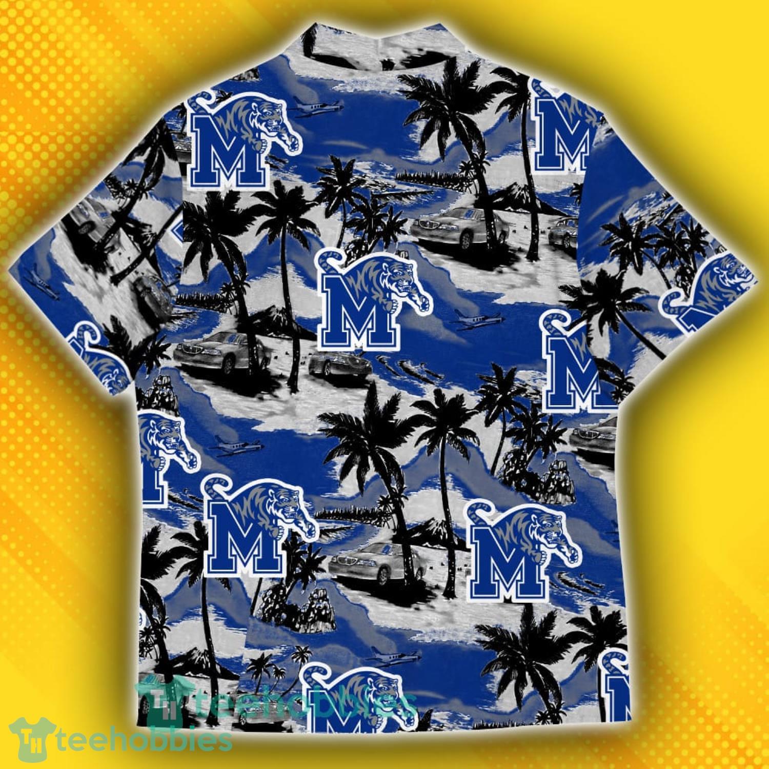 Memphis Tigers Sports American Tropical Patterns Hawaiian Shirt Product Photo 3