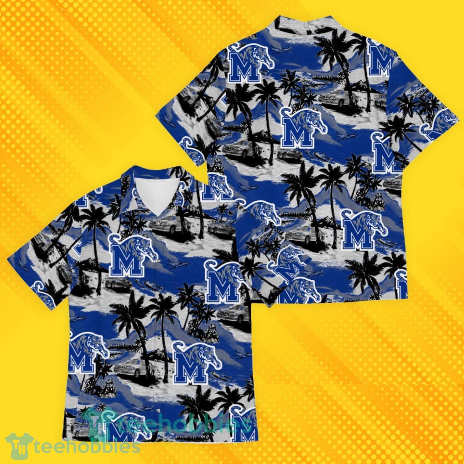 Memphis Tigers Sports American Tropical Patterns Hawaiian Shirt Product Photo 4