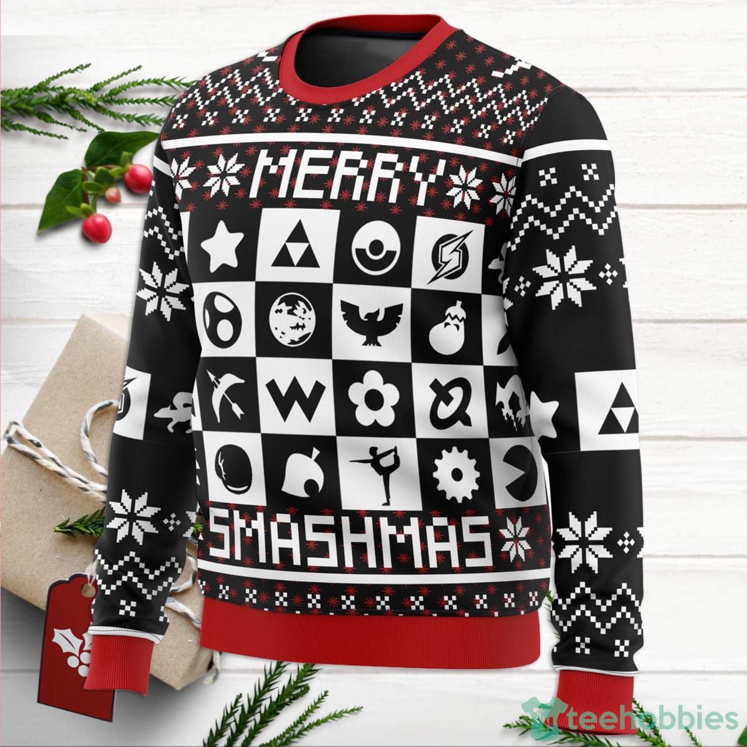 Super smash clearance bros christmas sweater