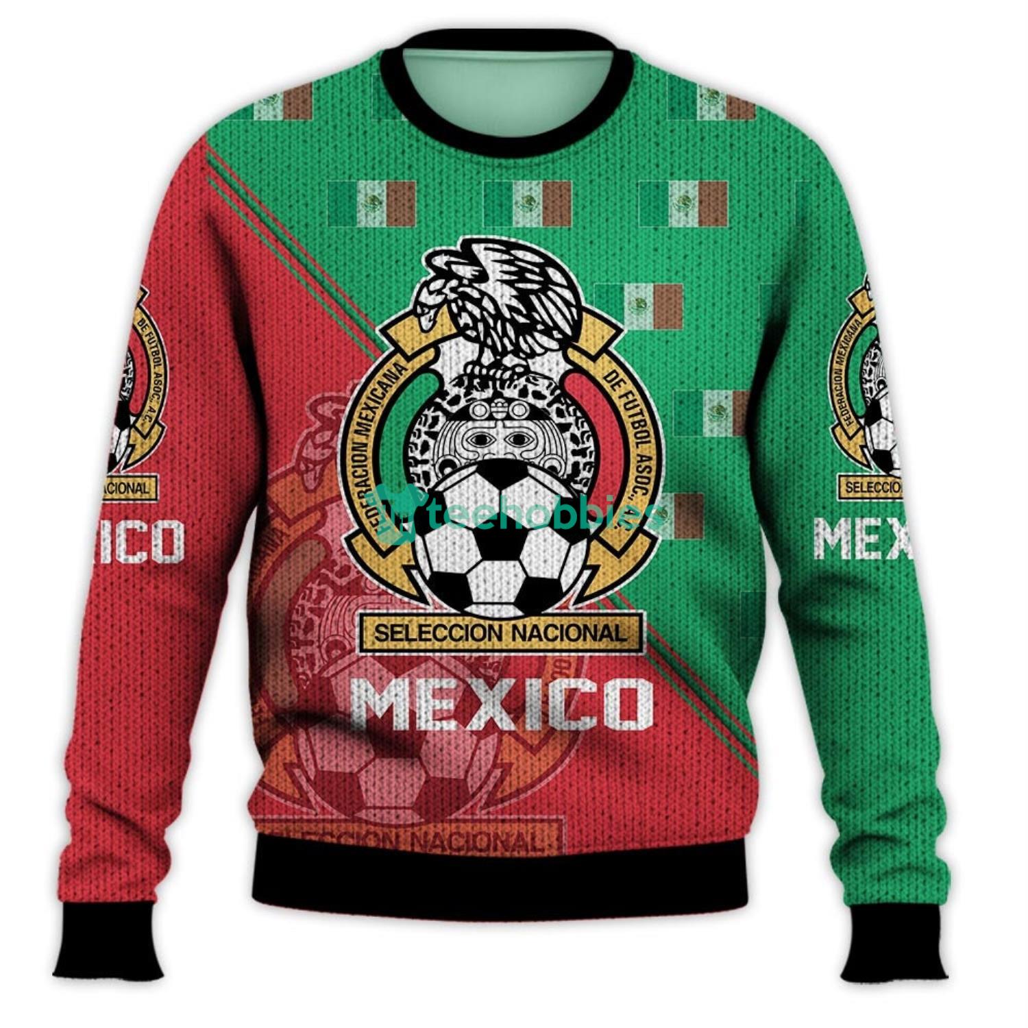 Mexico National Soccer Team Qatar World Cup 2022 Champions Soccer Team 3D All Over Printed Shirt Product Photo 2