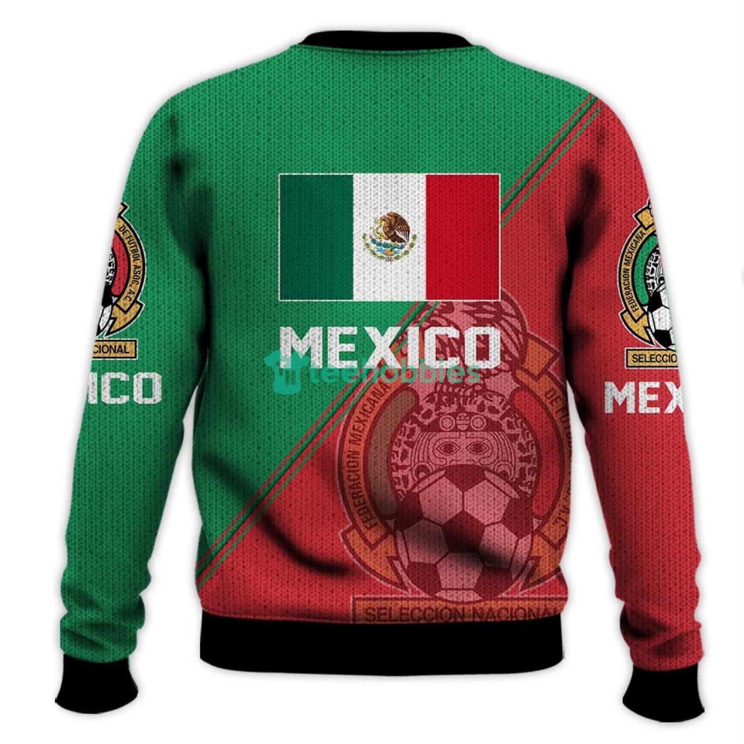 Mexico National Soccer Team Qatar World Cup 2022 Champions Soccer Team 3D All Over Printed Shirt Product Photo 3