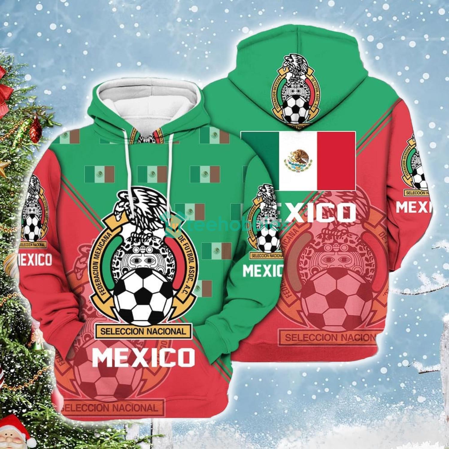 Mexico National Soccer Team Qatar World Cup 2022 Champions Soccer Team 3D All Over Printed Shirt Product Photo 5