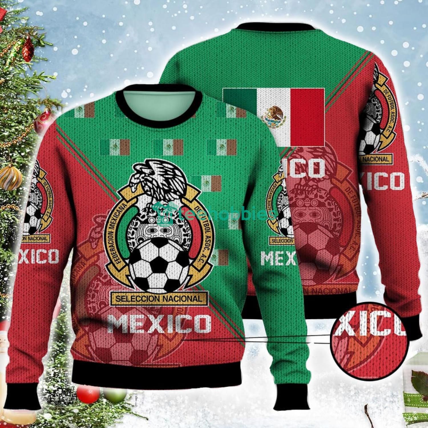 Mexico National Soccer Team Qatar World Cup 2022 Champions Soccer Team 3D All Over Printed Shirt Product Photo 1