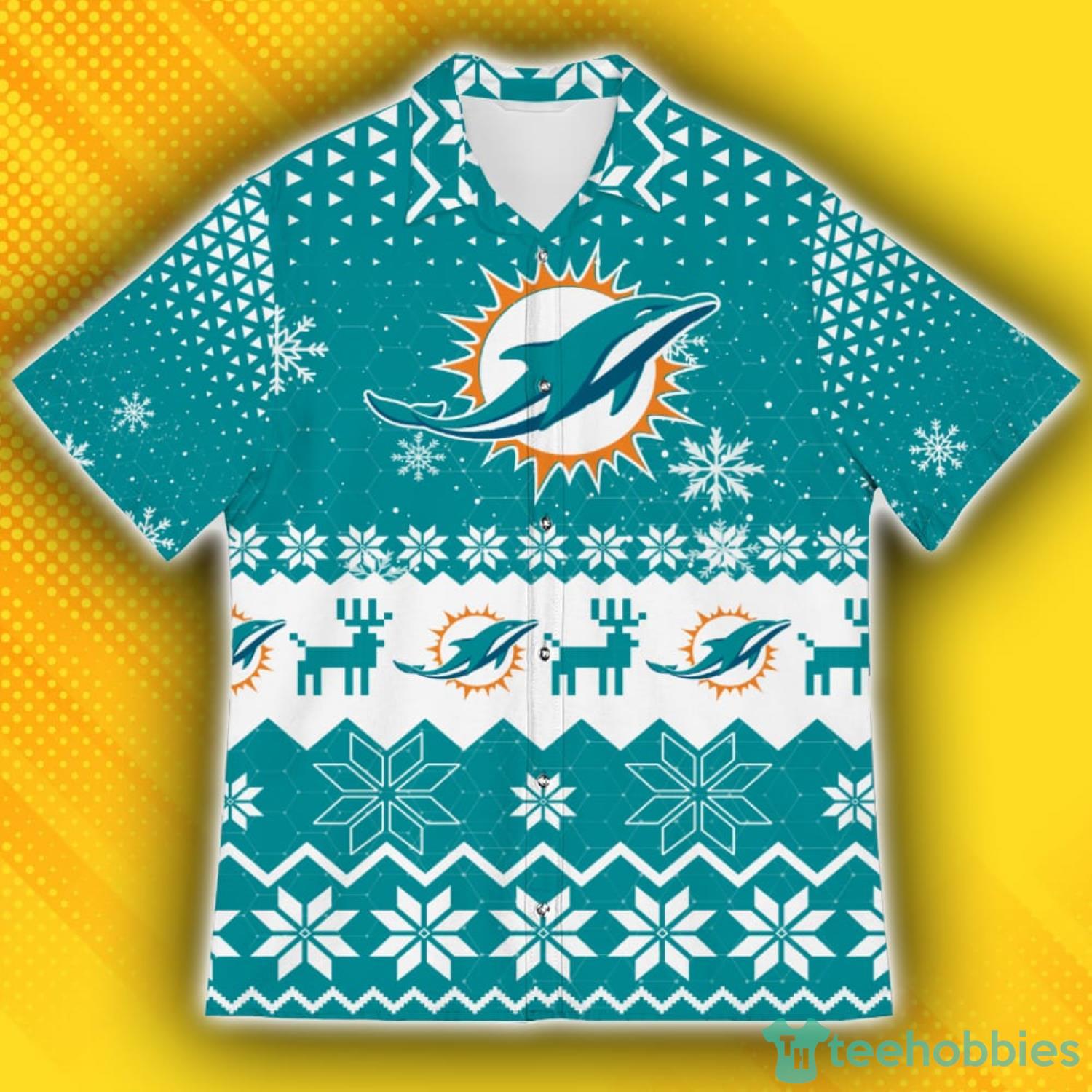 NFL Miami Dolphins Grateful Dead ugly christmas sweater - USALast