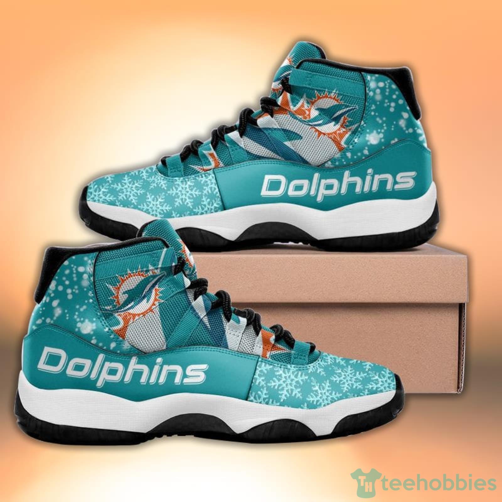 Miami Dolphins Sneaker Air Jordan Hightop Shoes