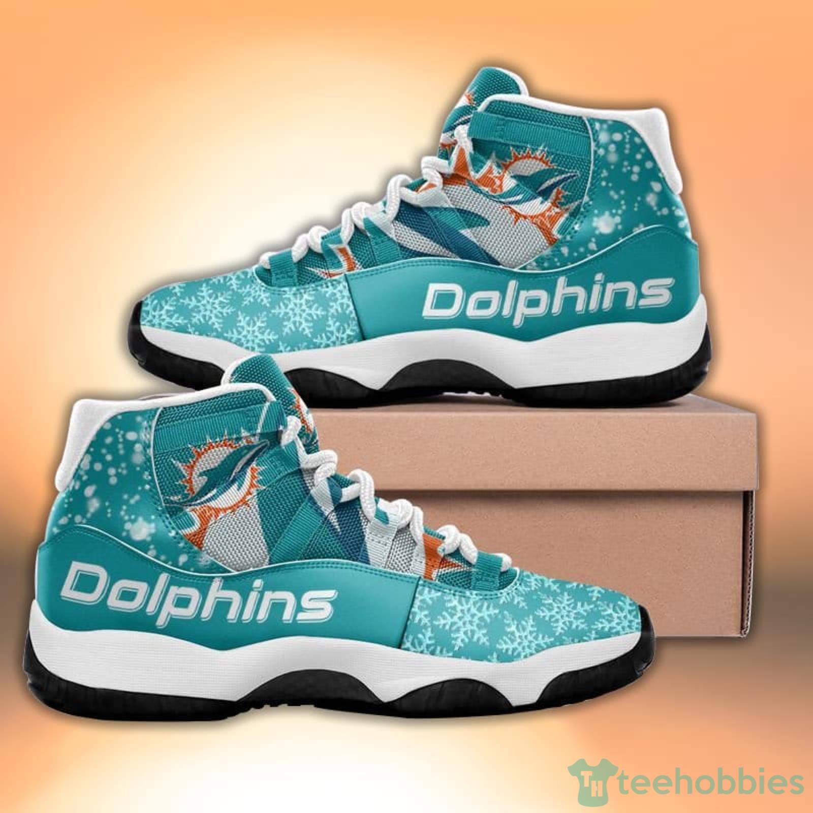 Miami Dolphins New Air Jordan 11 Shoes Gift