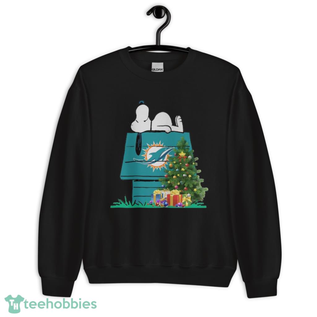 Miami Dolphins Christmas Tree Nfl Shirt - Peanutstee