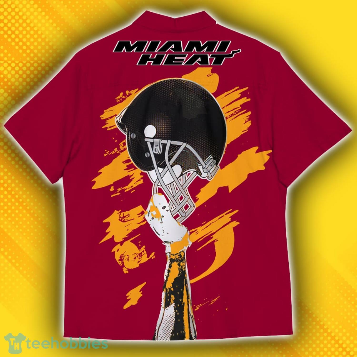 Miami Heat Sports American Hawaiian Football Hawaiian Shirt Custom Name For Fans Product Photo 3
