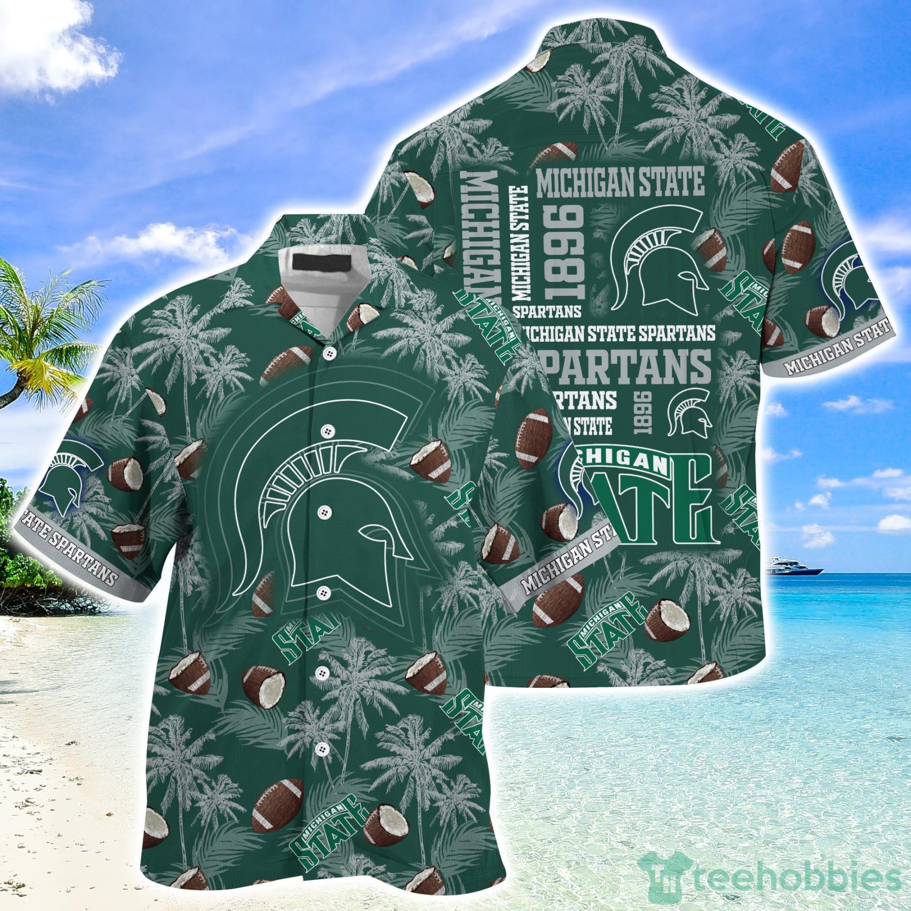 Michigan State Spartans NCAA Custom Name 3D Hawaiian Shirt Summer Funny  Color For Men And Women - Limotees