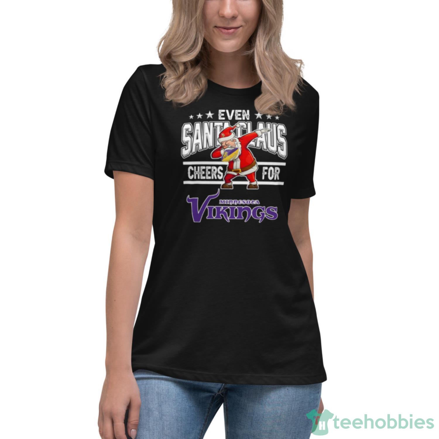 NFL Minnesota Vikings Printed Funny Santa Claus Show Team Spirit