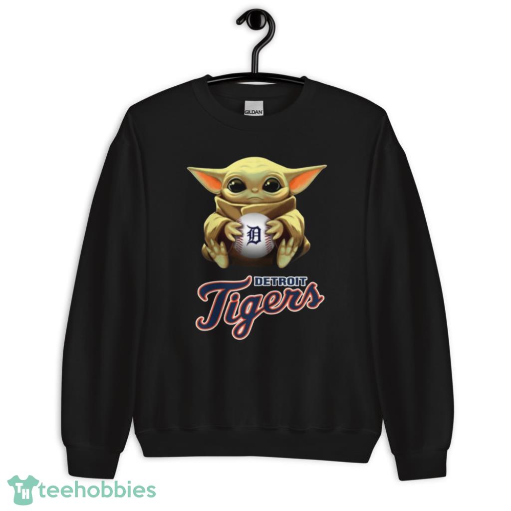 MLB Baseball Detroit Tigers Star Wars Baby Yoda T Shirt