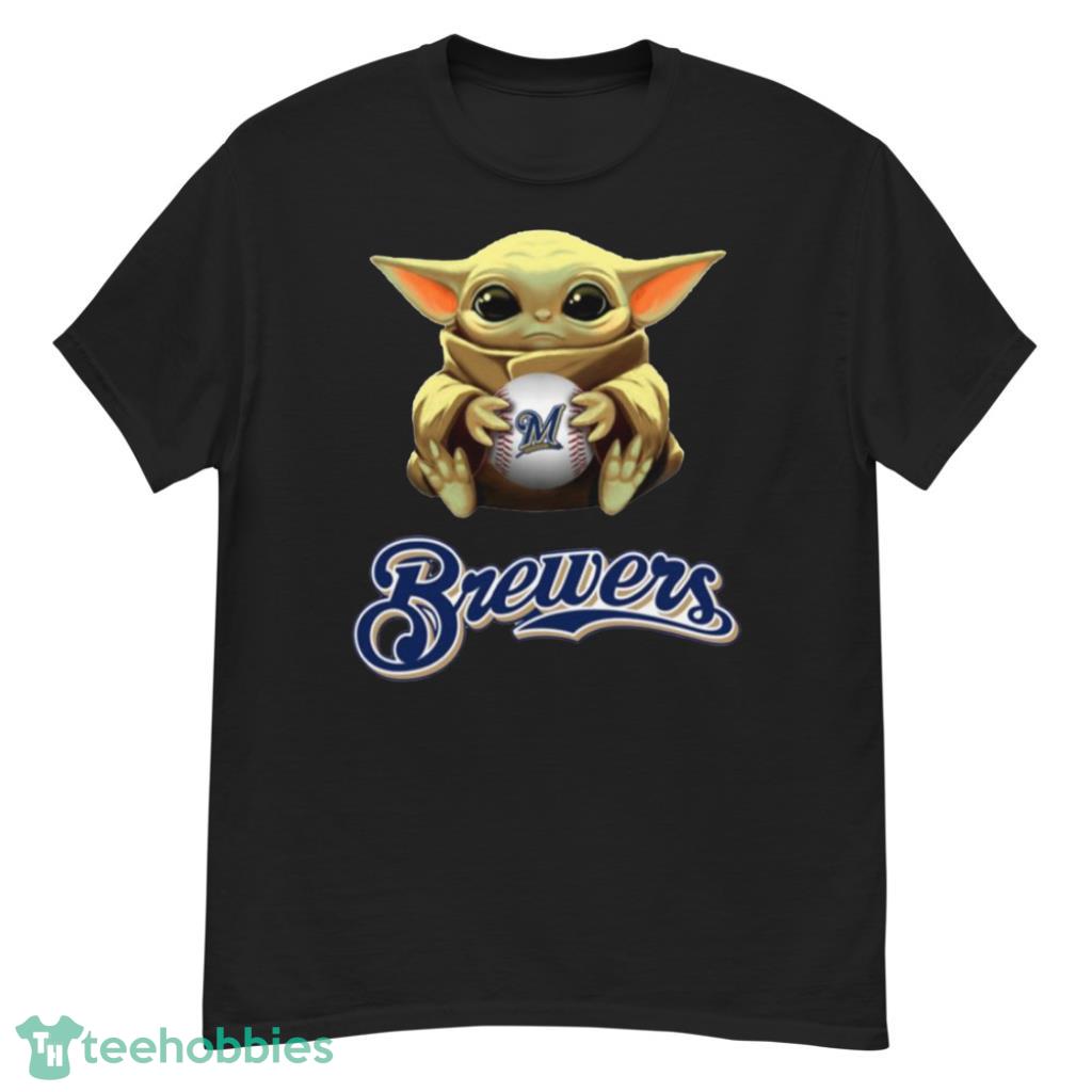 Baby Yoda Milwaukee Brewers 3D Hoodie Sweatshirt Shirt - Bring