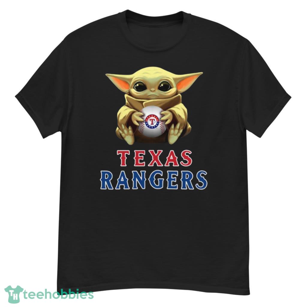 Red Jacket Texas Rangers T-Shirt - Men's T-Shirts in Light Blue