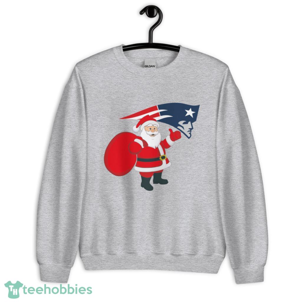 New England Patriots NFL Santa Claus Christmas Shirt - Unisex Heavy Blend Crewneck Sweatshirt