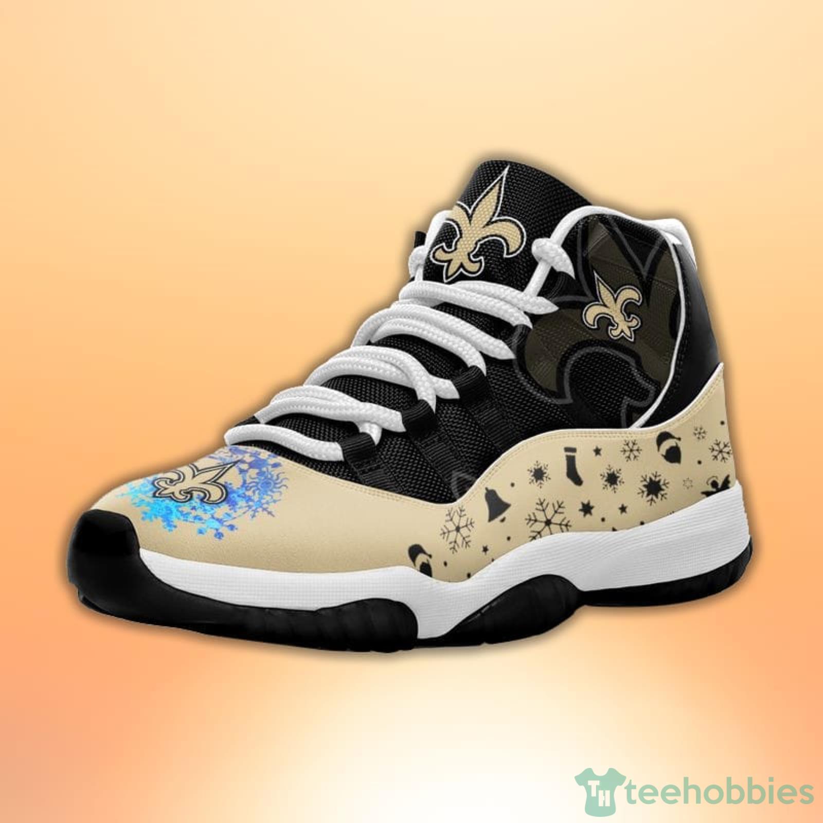 New Orleans Saints Pattern Galaxy Style Sneaker Air Jordan 11