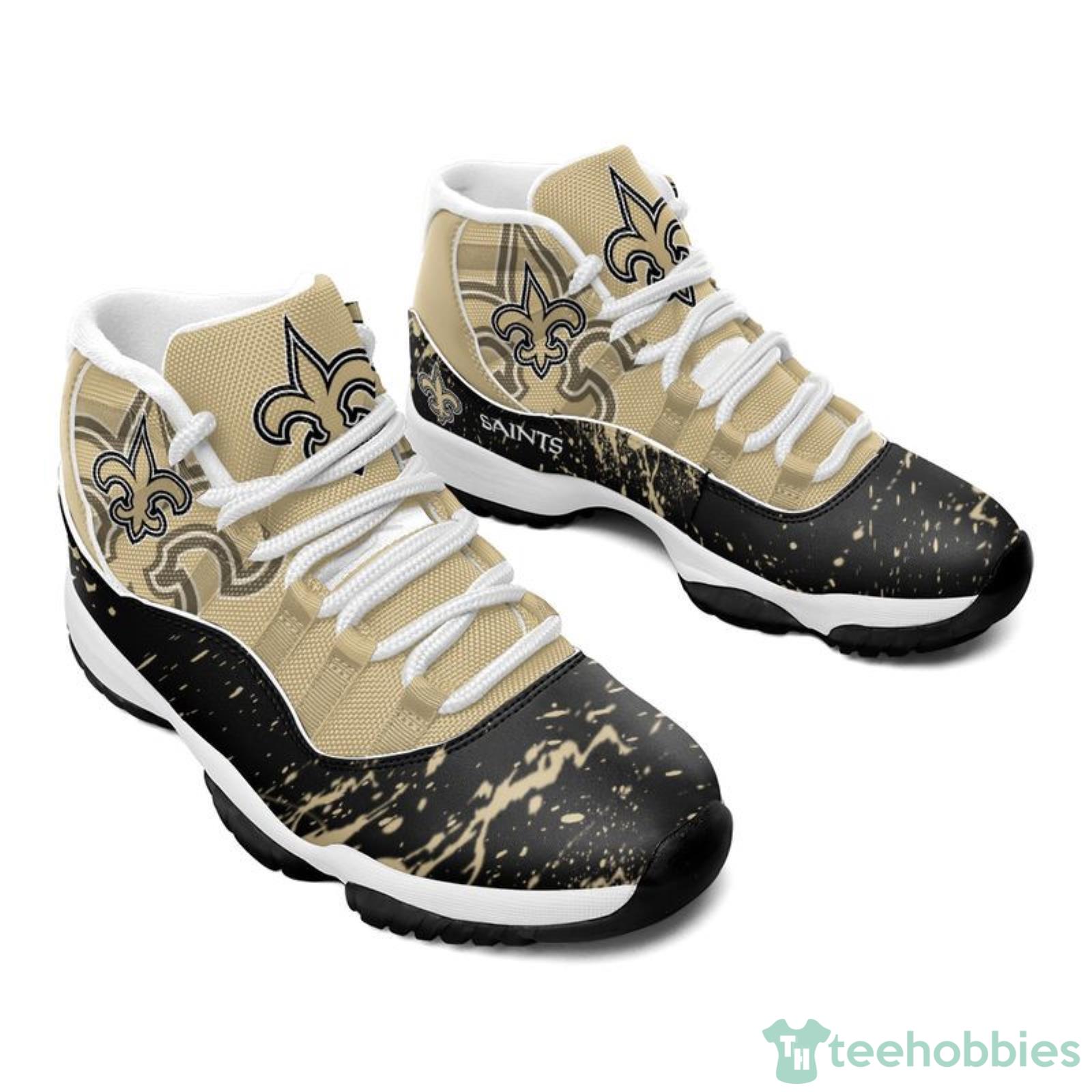 New Orleans Saints Custom Name Air Jordan 11 Sneaker Shoes For Sport Fans -  Banantees