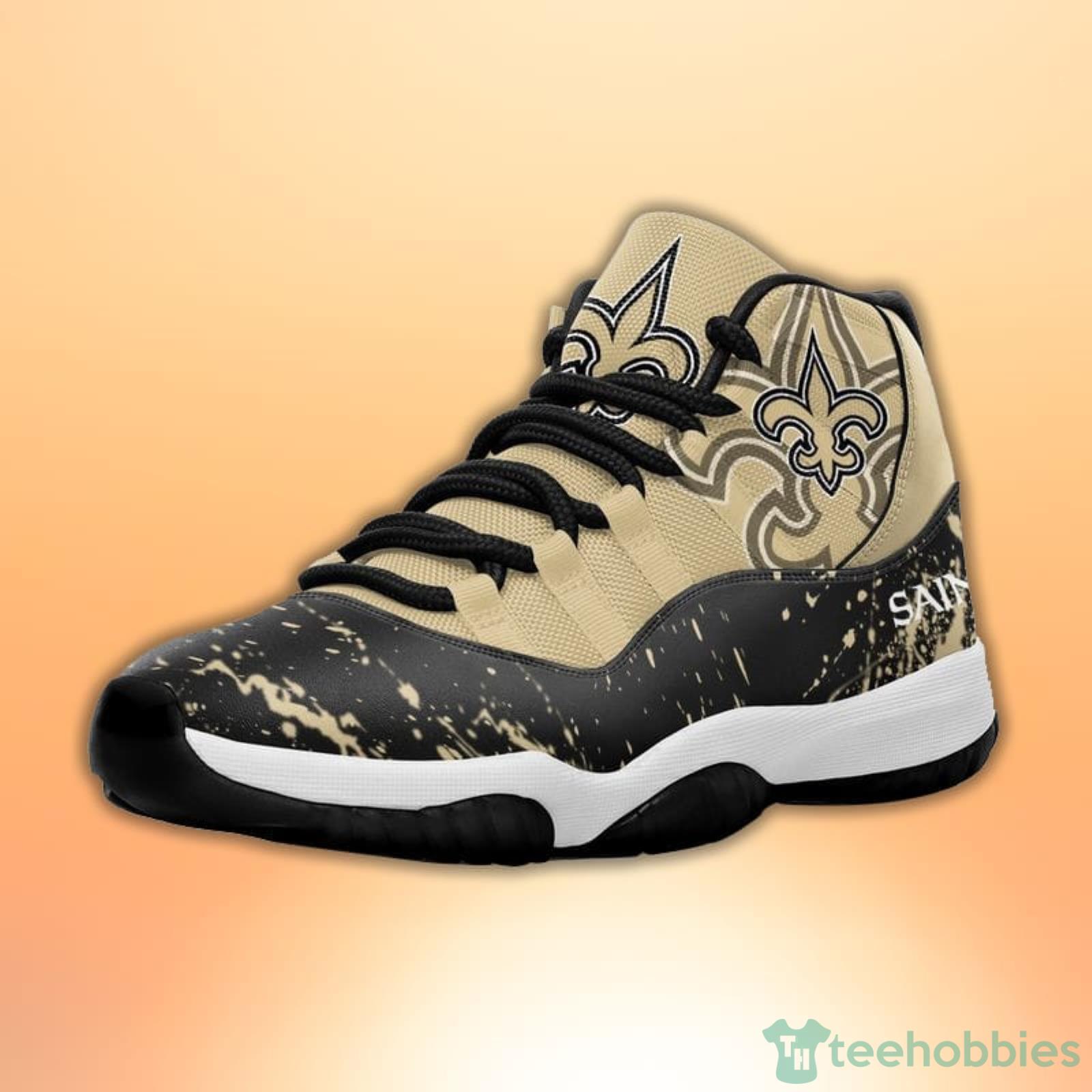 New Orleans Saints Custom Name Air Jordan 11 Sneaker Shoes For Sport Fans -  Banantees