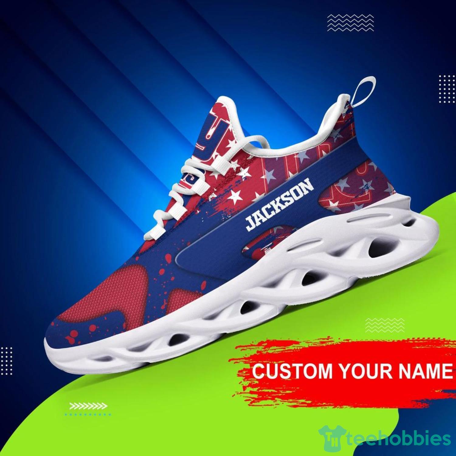 New York Giants NFL Max Soul Shoes American Flag Custom Name Sneakers For Men And Women - New York Giants NFL Max Soul Shoes Custom Name, Sneakers Hot Trending Personalized Gifts For NFL Fans_5 New York Giants NFL Max Soul Shoes American Flag Custom Name Sneakers For Men And Women - New York Giants NFL Max Soul Shoes Custom Name, Sneakers Hot Trending Personalized Gifts For NFL Fans_5