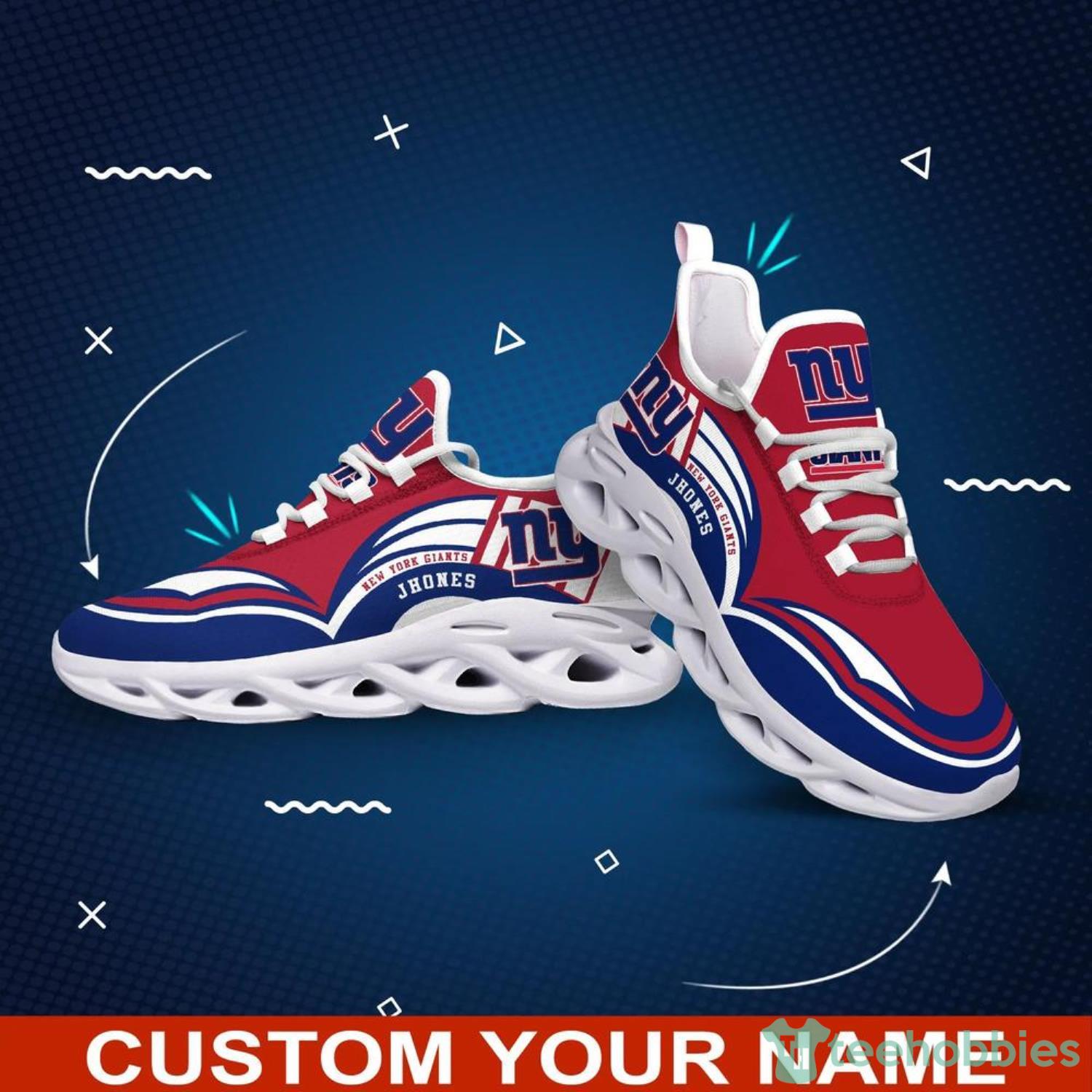 Limited Edition] NFL New York Giants Custom Nike Air Force Sneakers