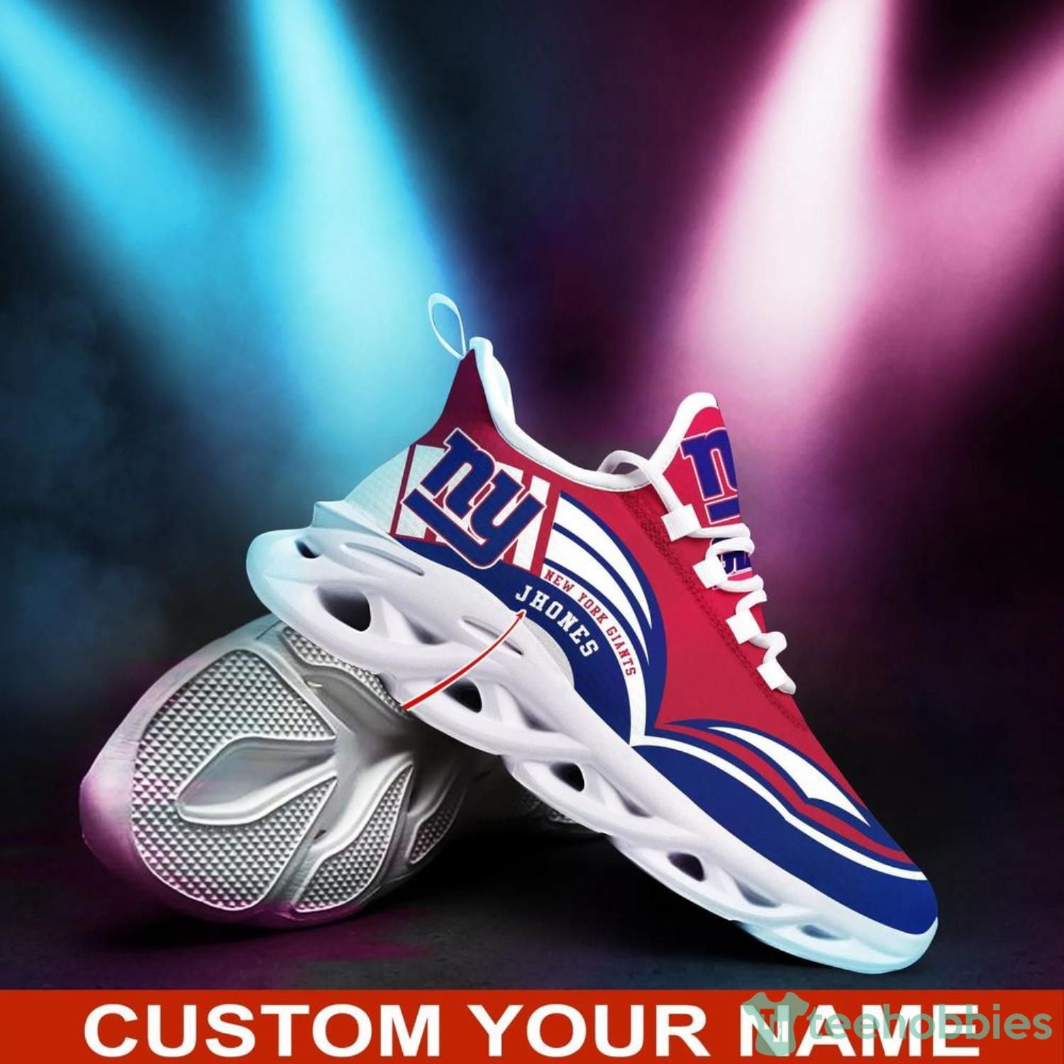 Limited Edition] NFL New York Giants Custom Nike Air Force Sneakers