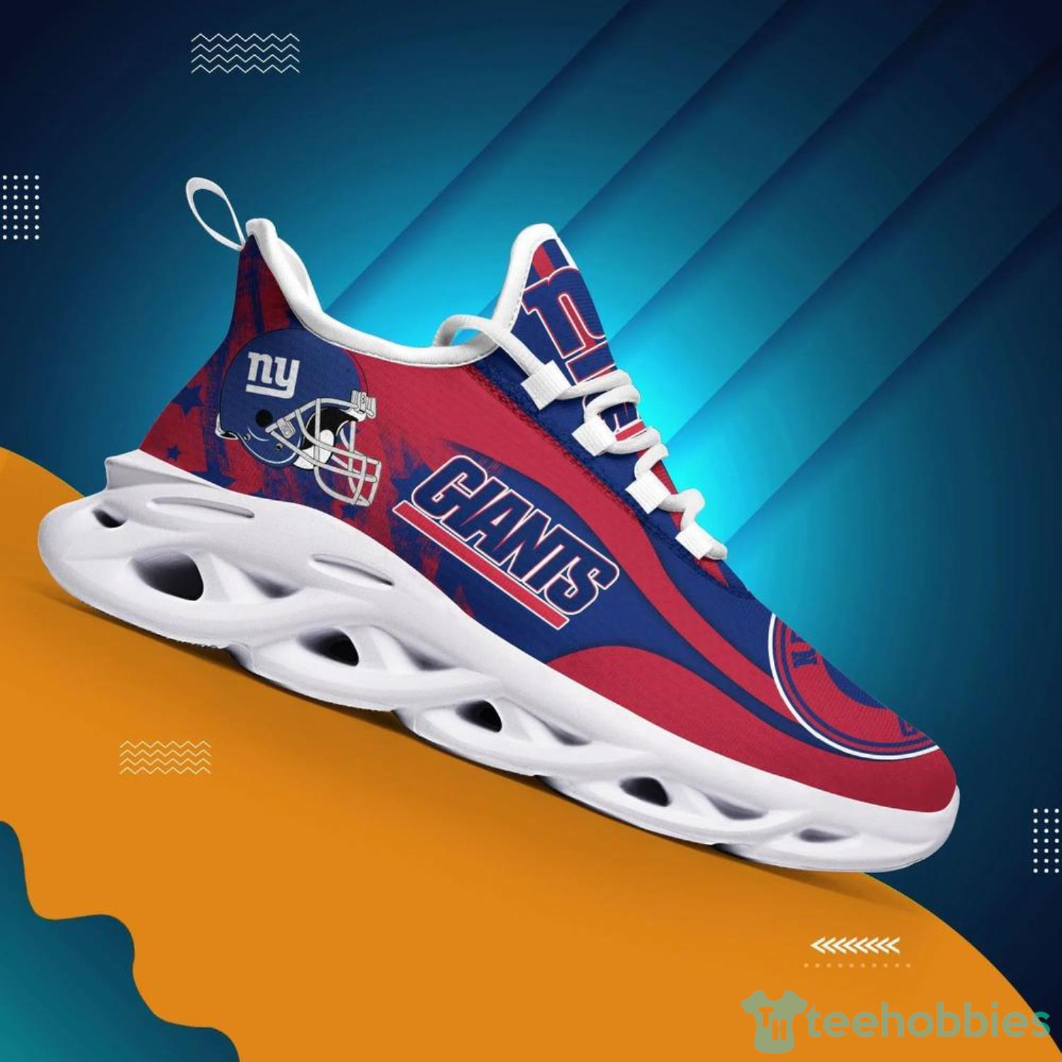 New York Giants NFL Max Soul Shoes Custom Name Sneakers - New York Giants NFL Max Soul Shoes Custom Name, Sneakers Hot Trending Personalized Gifts For NFL Fans_1