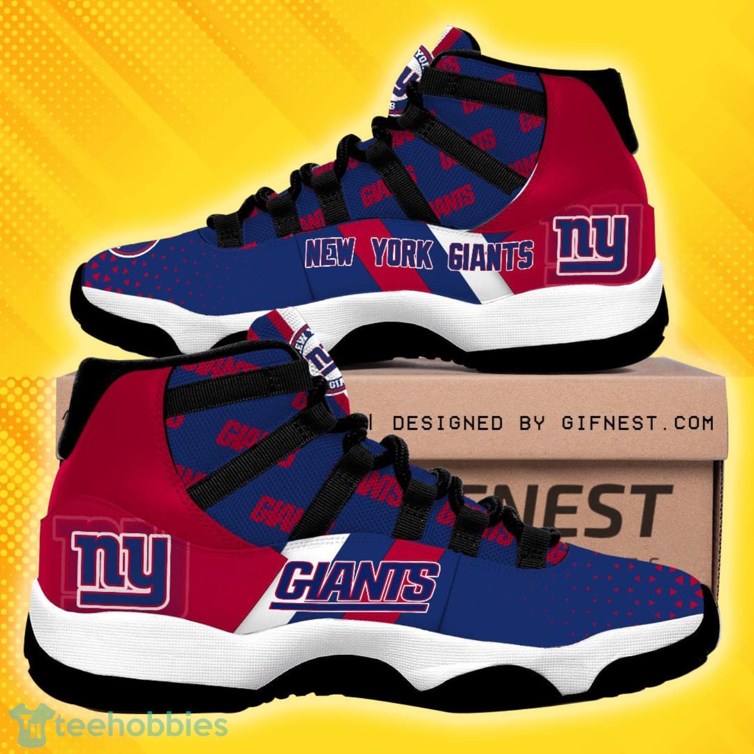 New York Giants Team Air Jordan 11 Shoes For Fans Product Photo 1