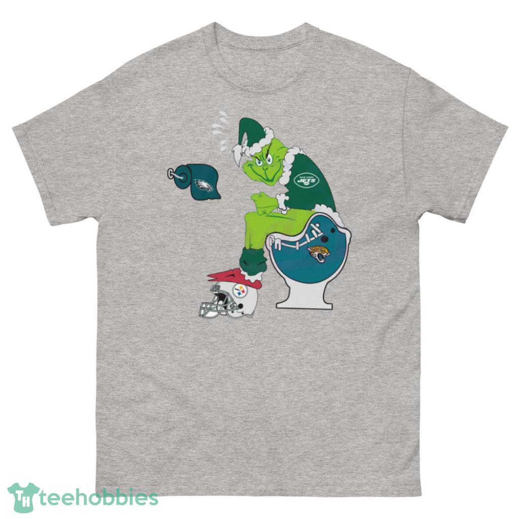 New York Jets NFL Santa Grinch Toilet Football Team Christmas Shirt - 500 Men’s Classic Tee Gildan