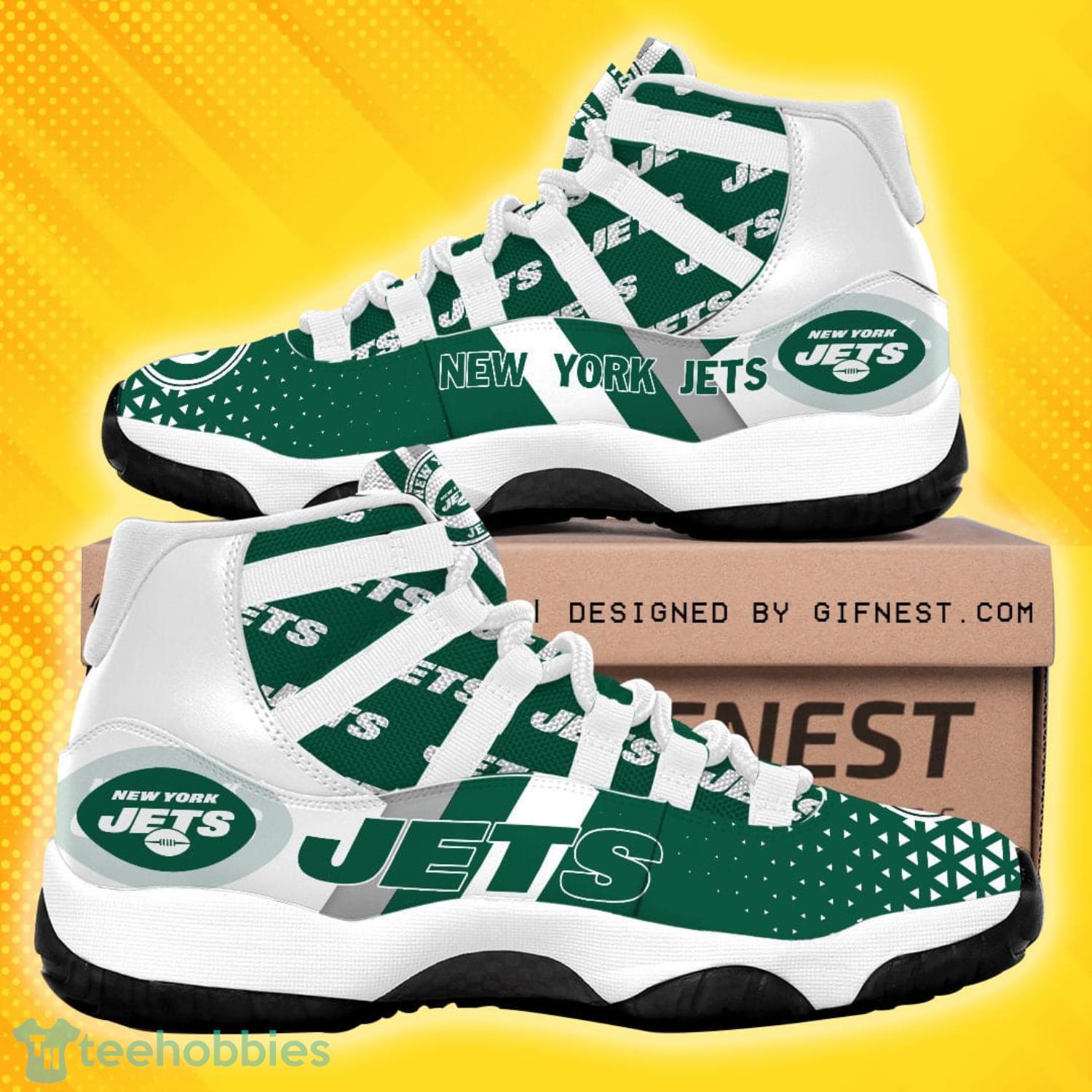 New York Jets Team Air Jordan 11 Shoes For Fans Product Photo 1