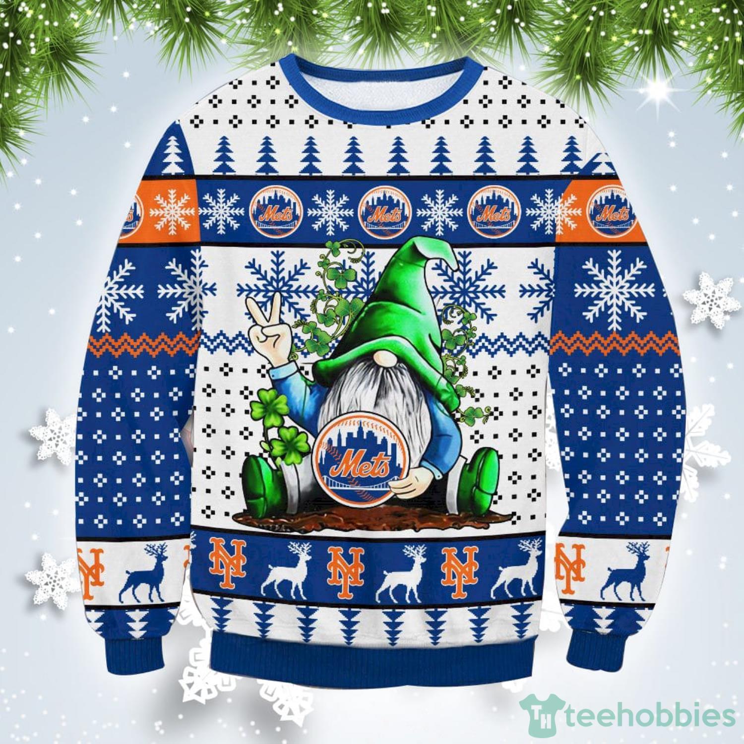 New York Mets Snoopy MLB Ugly Christmas Sweater - Tagotee