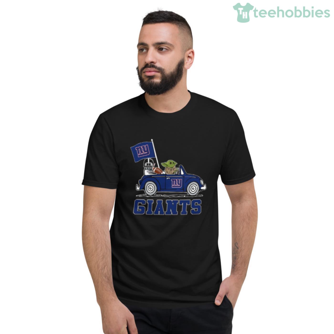 NFL Football New York Giants Baby Yoda Star Wars Shirt Youth