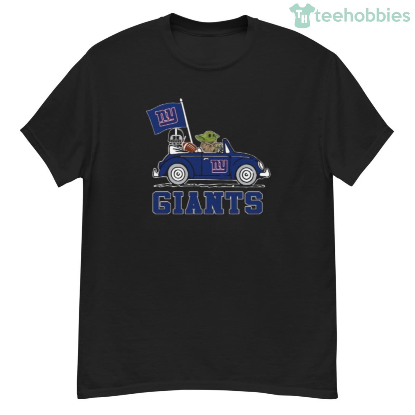 NFL Football New York Giants Baby Yoda Star Wars Shirt Youth Hoodie