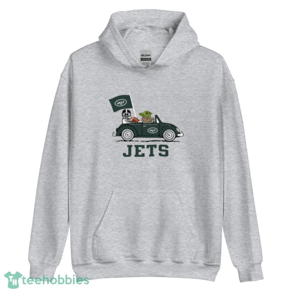 Baby Yoda Driving Car New York Jets T-shirt, hoodie, sweater, long sleeve  and tank top