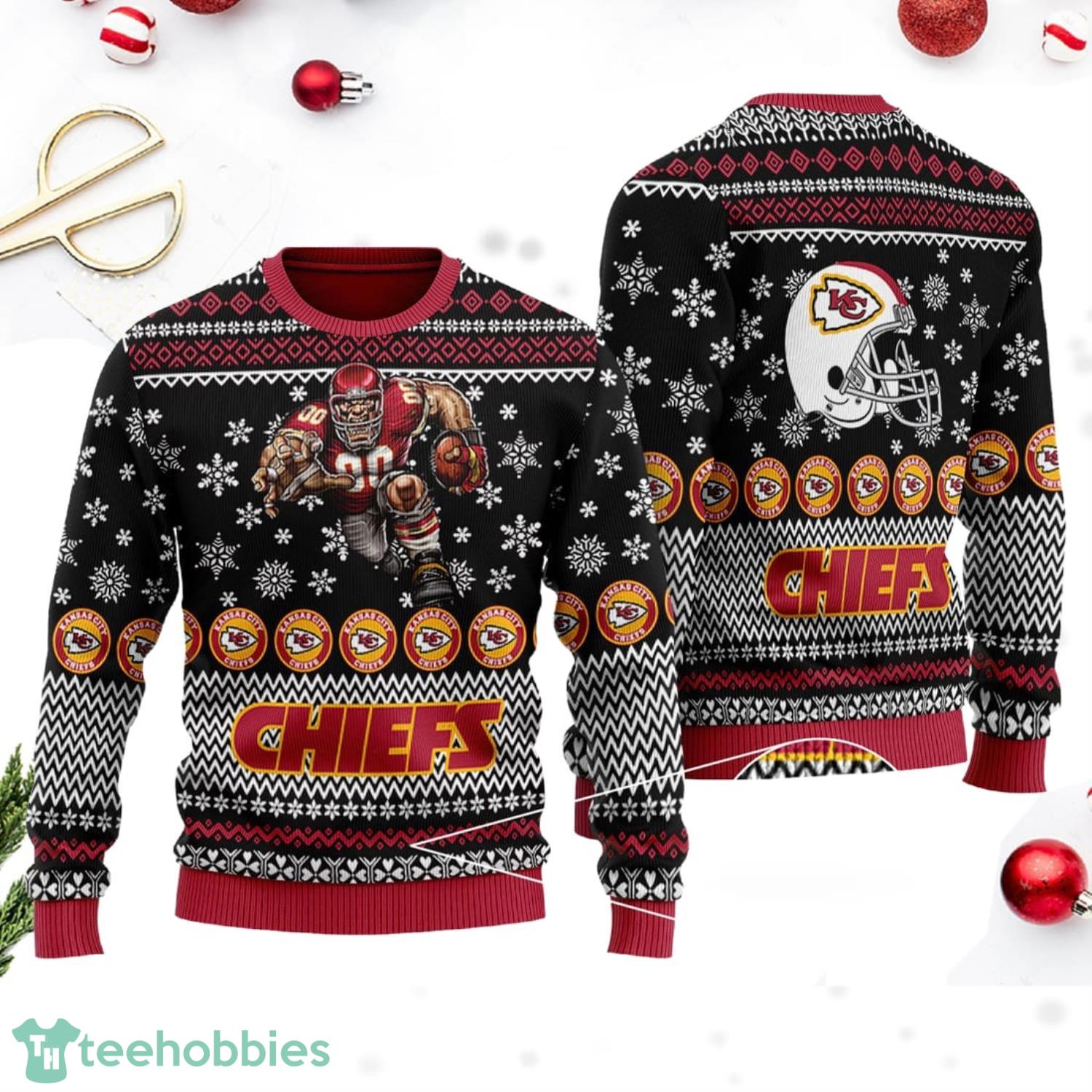 Kansas City Chiefs Christmas Pattern Ugly Christmas Sweater