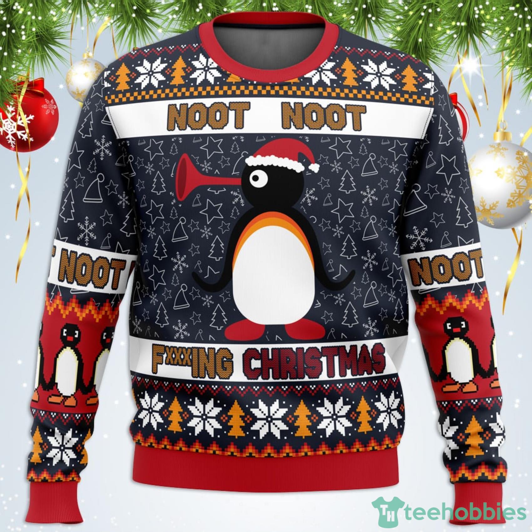 Womens penguin christmas top jumper