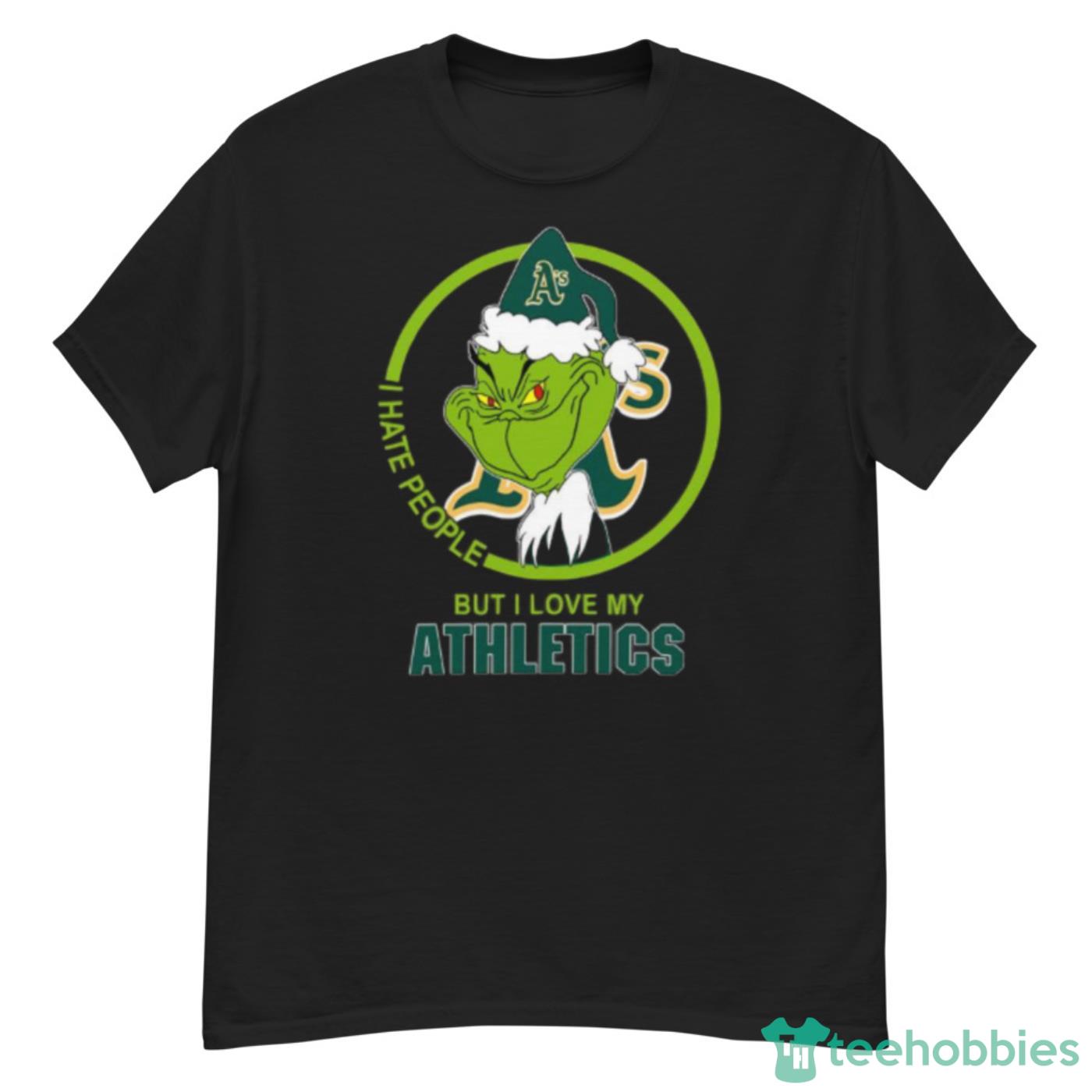 The Grinch Oakland Athletics MLB I Hate Morning People Christmas Gift Polo  Shirt