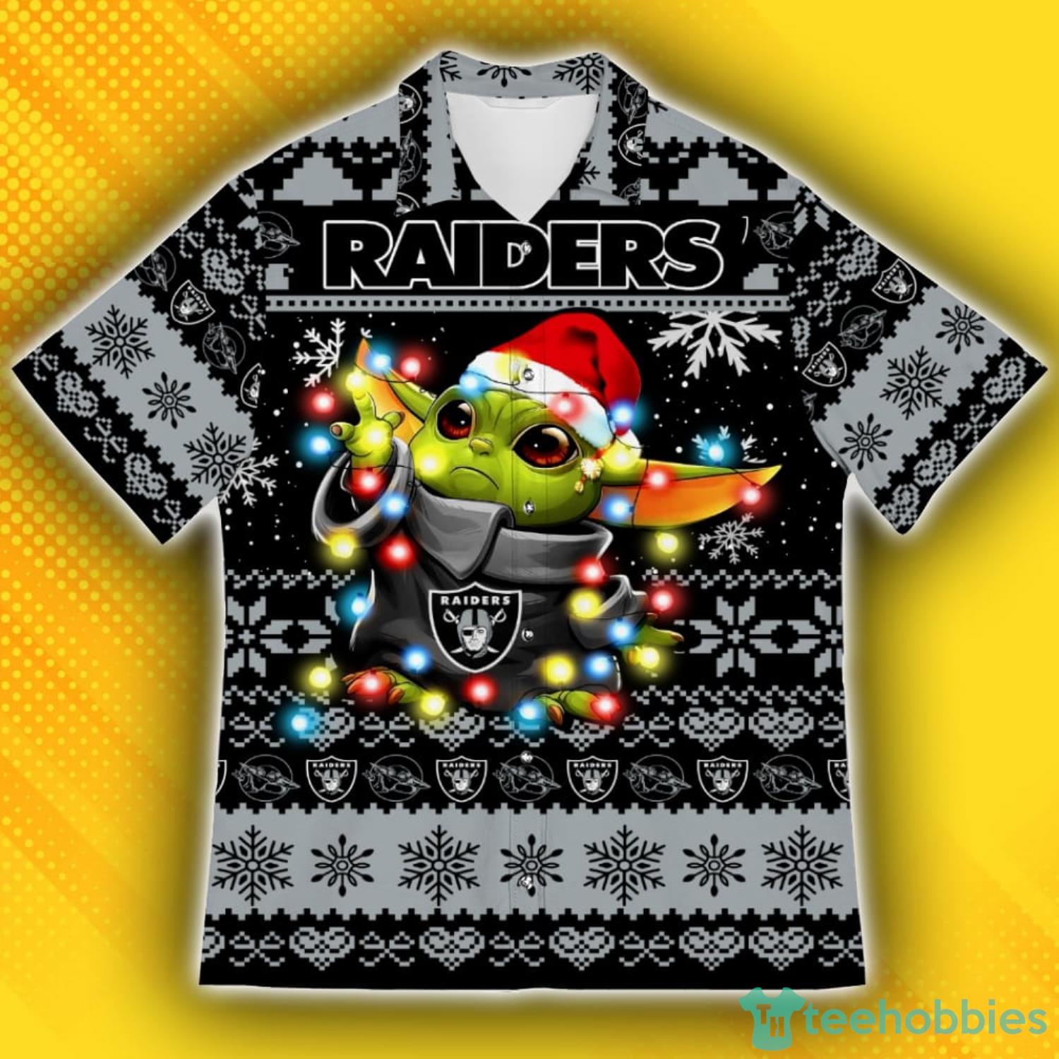 Chicago White Sox Baby Yoda Star Wars Sports Football Christmas Pattern 3D  Hawaiian Shirt Christmas Gift