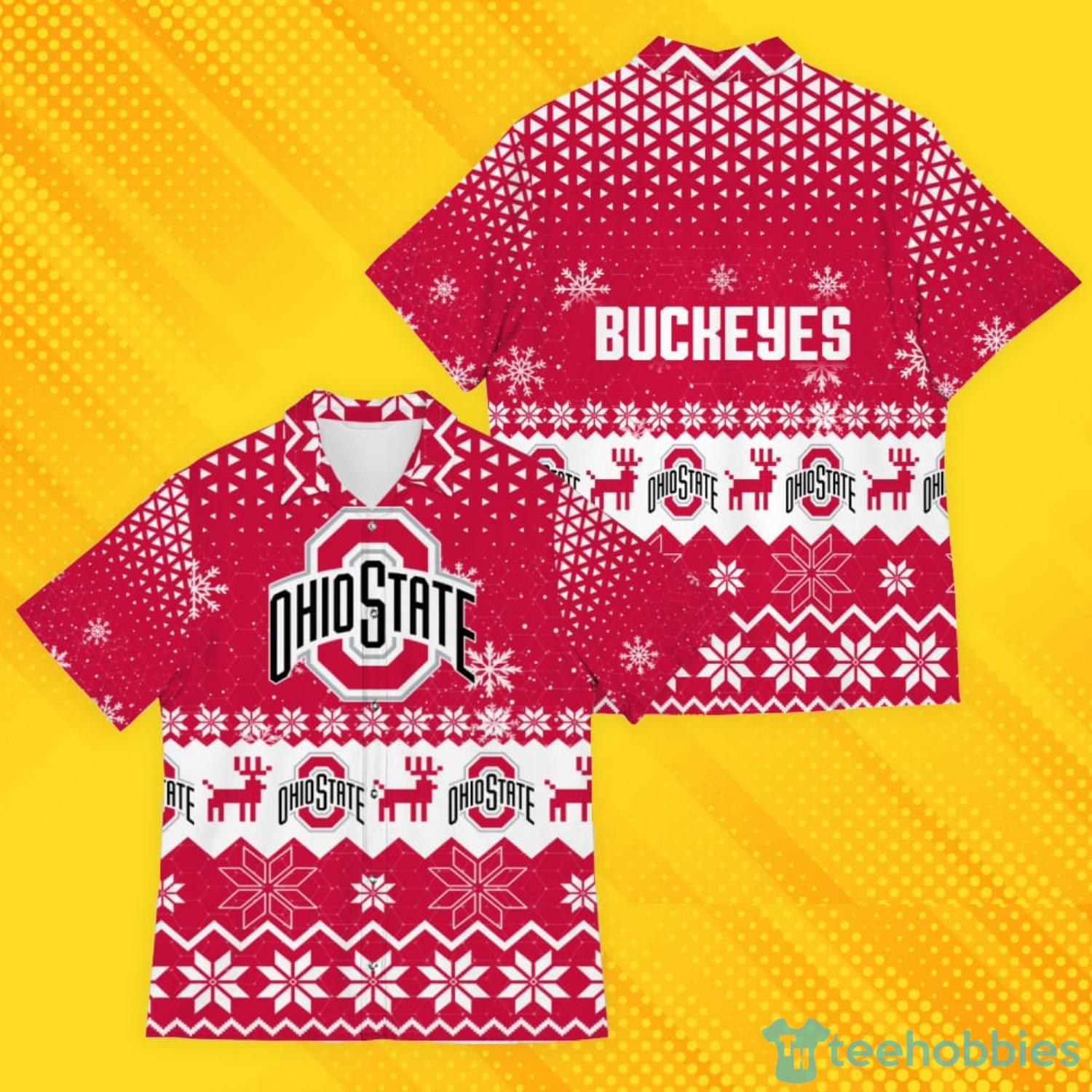 Ohio State University Christmas Allover Cotton Fabric