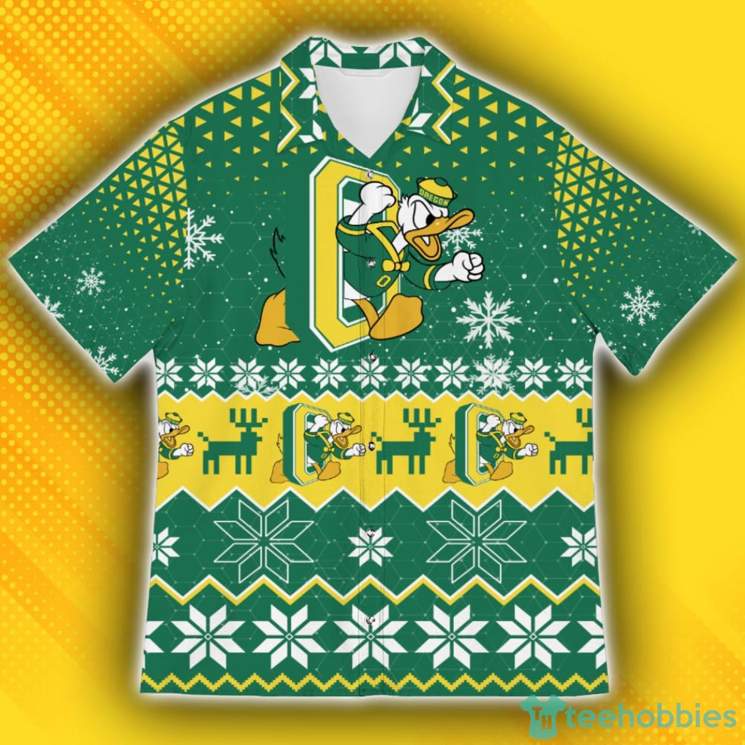 Oregon Ducks Custom Name And Number Fans Sport AOP Ugly Christmas