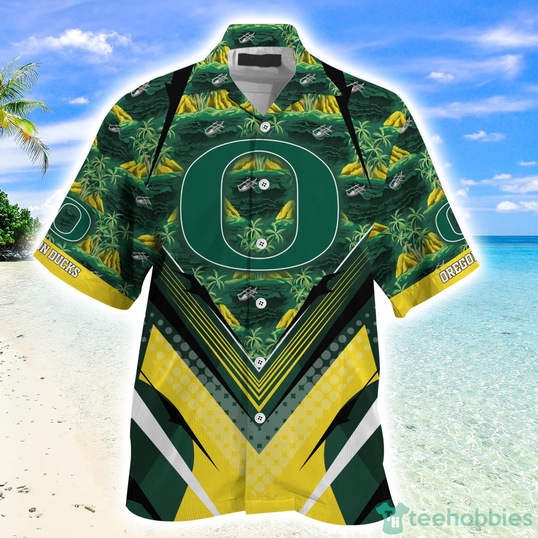 Oregon Ducks Summer Gift Hawaiian Shirt And Short Product Photo 2 Oregon Ducks Summer Gift Hawaiian Shirt And Short Product Photo 2