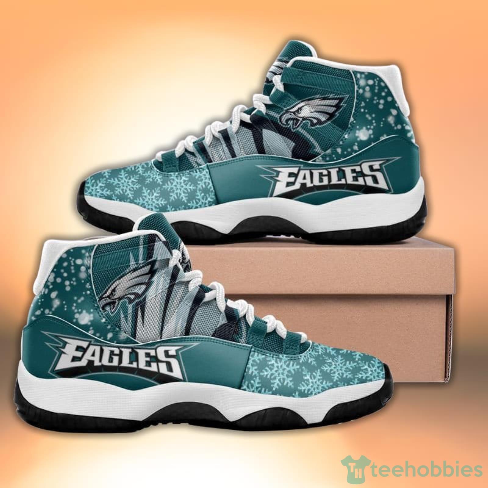 Philadelphia Eagles NFL Air Jordan 11 Sneakers Shoes Gift For Fans