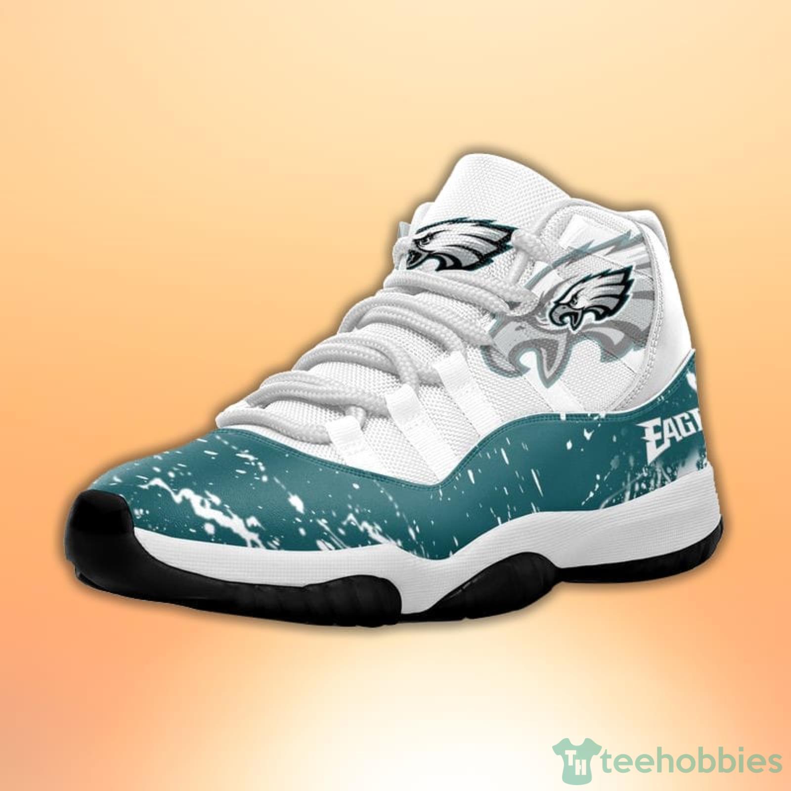 Personalized Thunder Pattern Philadelphia Eagles Air Force Shoes